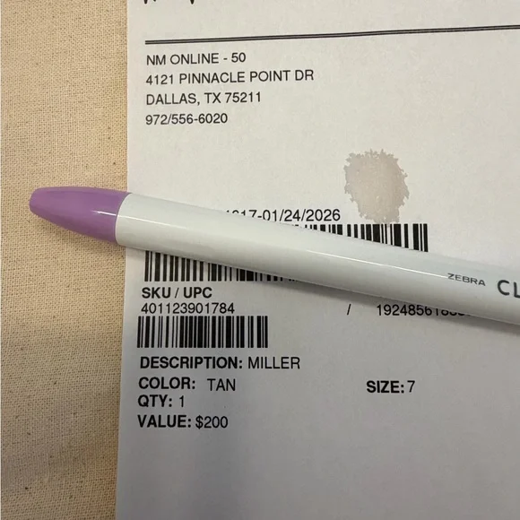 Tory Burch Miller Patent Leather Thong Sandals Brown 7 NEW - Picture 6 of 6